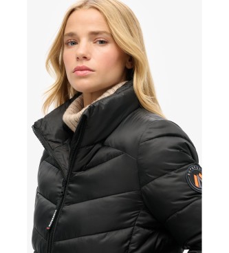 Superdry Fuji quilted jacket black