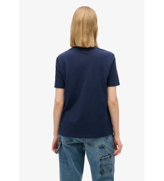 Superdry Navy glitter t-shirt