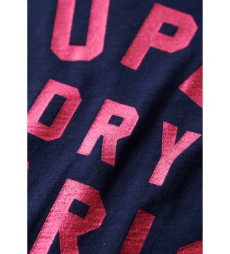 Superdry Marine glitter t-shirt