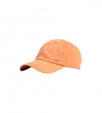 Superdry Cappellino ricamato con logo vintage arancione