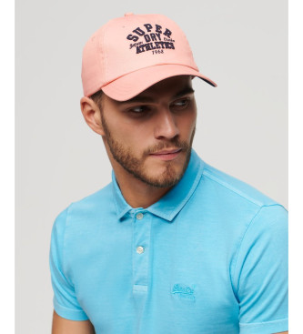 Superdry Baseball cap with pink graphic