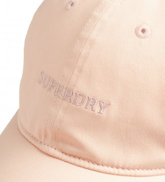 Superdry Czapka z daszkiem Essential różowa