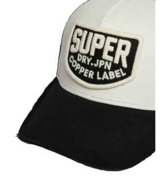 Superdry Gorra de malla Trucker negro