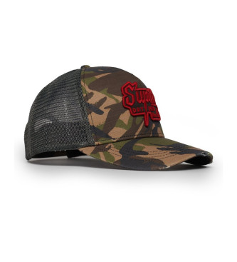 Superdry Czapka kamuflażowa Dirt Road Trucker