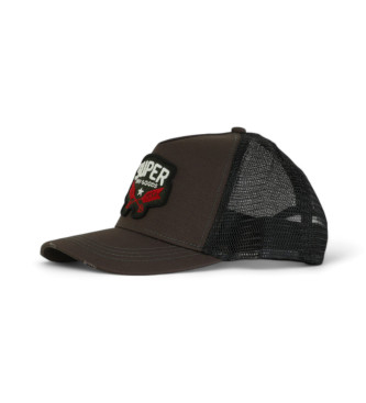 Superdry Gorra Dirt Road Trucker negro