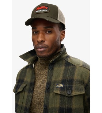 Superdry Dirt Road Trucker Cap zelena