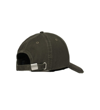 Superdry Graficzna czapka Trucker, czarna, noszona w kolorze czarnym