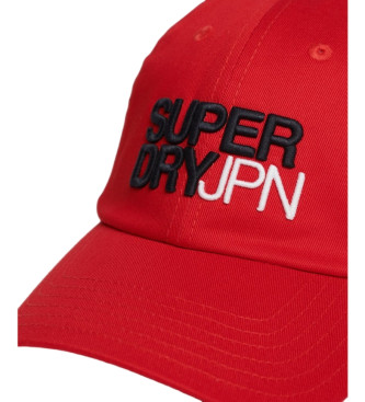 Superdry Sport Style Kappe rot