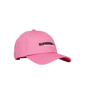 Superdry Bon de estilo desportivo cor-de-rosa