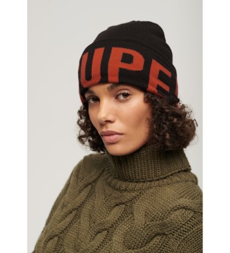 Superdry Branded knitted hat 