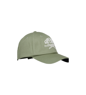 Superdry Gorra de bisbol con grfico verde