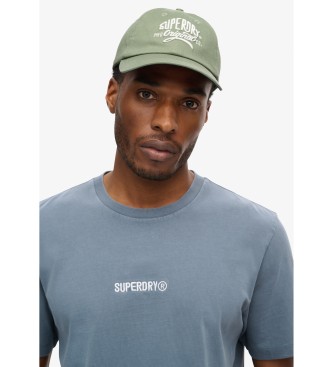 Superdry Gorra de bisbol con grfico verde