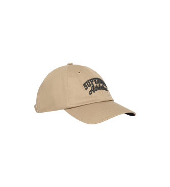 Superdry Gorra de bisbol con grfico beige