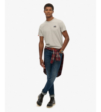 Superdry Koszulka Great Outdoors Emb Relaxed w kolorze szarym