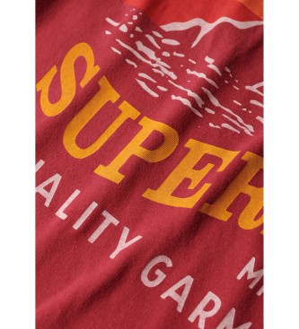 Superdry T-shirt descontrada Great Outdoors vermelha
