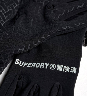 Superdry Smučarske rokavice črne