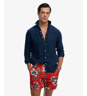Superdry Hawaii-print 16 rød badedragt