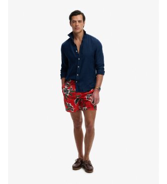 Superdry Hawaii-print 16 rød badedragt