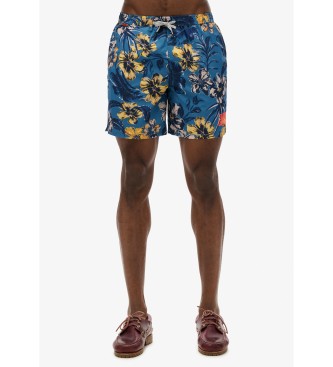 Superdry Niebieski kostium kąpielowy Hawaii