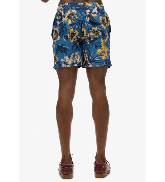 Superdry Niebieski kostium kąpielowy Hawaii