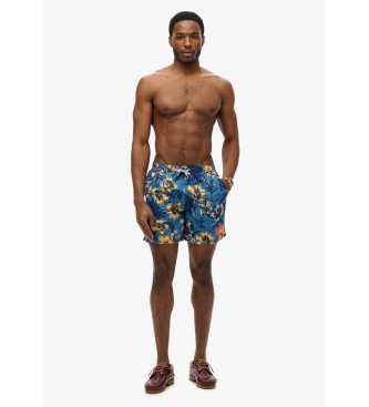 Superdry Niebieski kostium kąpielowy Hawaii