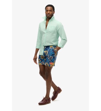 Superdry Niebieski kostium kąpielowy Hawaii