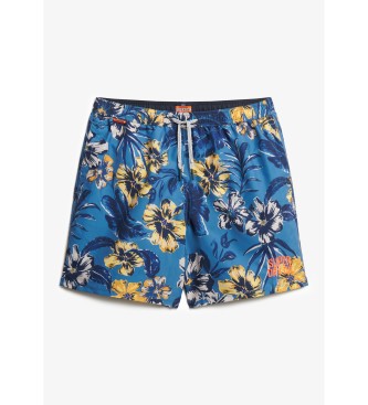 Superdry Niebieski kostium kąpielowy Hawaii