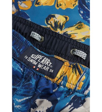 Superdry Niebieski kostium kąpielowy Hawaii