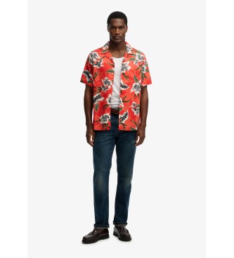 Superdry R�d hawaiiskjorte
