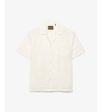 Superdry Chemise Heritage Broderie blanc cassé