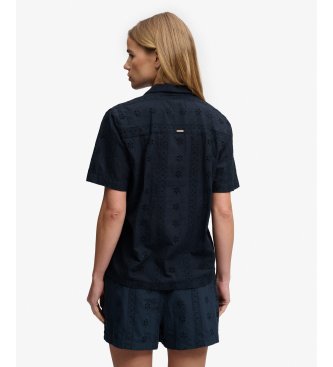 Superdry Chemise Heritage Broderie marine