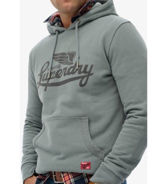 Superdry Sweatshirt da marca Heritage Azul descontrado