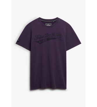 Superdry Heritage Brand Relaxed T-shirt lilac