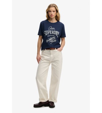 Superdry Camiseta Heritage Hamptons marino