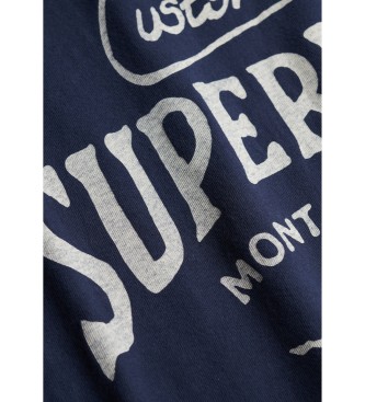 Superdry Camiseta Heritage Hamptons marino