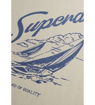 Superdry Camiseta Heritage Hamptons beige