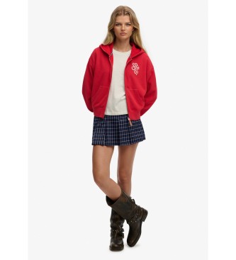 Superdry Heritage Hamptons Ziphood rouge
