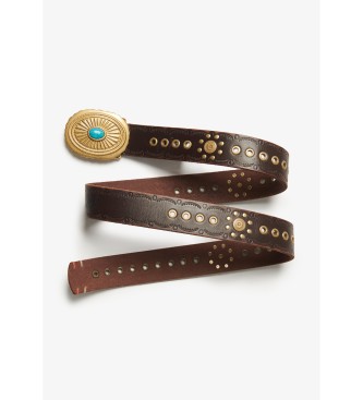 Superdry Brauner Grtel der Heritage Ranch