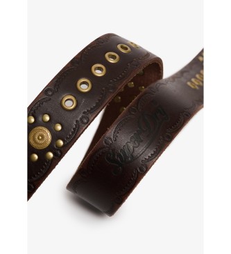 Superdry Brauner Grtel der Heritage Ranch