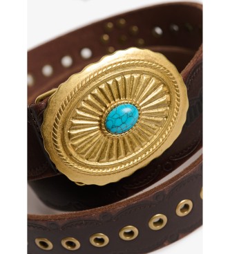 Superdry Brauner Grtel der Heritage Ranch