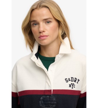 Superdry Polo blanc Heritage Rugby