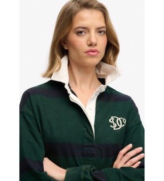 Superdry Polo vert Heritage Rugby