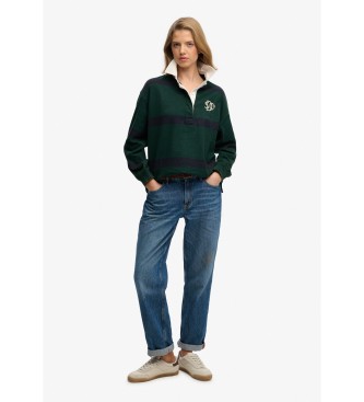 Superdry Polo vert Heritage Rugby