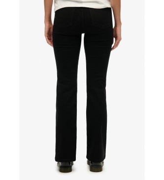 Superdry Jeans High Rise Flare czarny