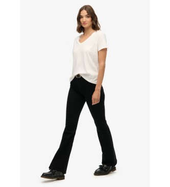 Superdry Jeans High Rise Flare czarny