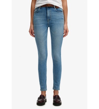 Superdry High Rise Skinny blue jeans