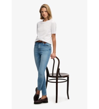 Superdry High Rise Skinny blue jeans
