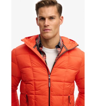 Superdry Veste Fuji Lite Box Quilt orange