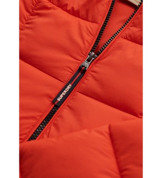 Superdry Veste Fuji Lite Box Quilt orange
