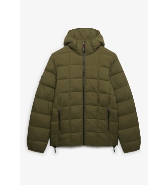 Superdry Veste verte Box Quilt Fuji Lite